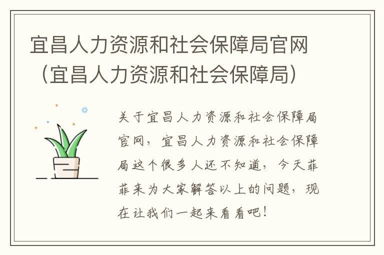 宜昌人力资源和社会保障局官网（宜昌人力资源和社会保障局）